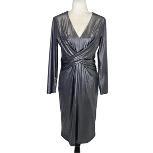 Tommy Hilfiger silver crossover dress